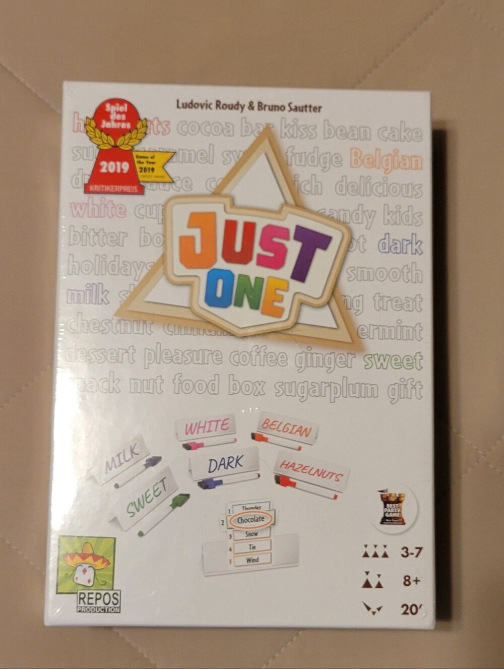Just One Board Game by Repos Production - BRAND NEW Factory Sealed